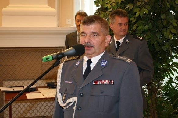 Inspektor Jarosław Adamski, z-ca lubelskiego komendanta policji