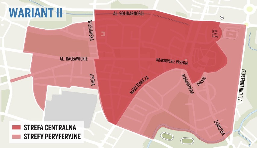 Strefa parkowania w Lublinie droższa i większa. Za pierwszą godzinę zapłacimy 3 zł