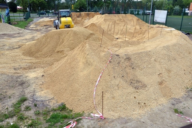 Na "Skałce" powstaje tor do dirt jumpingu