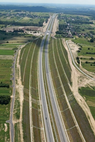 Autostrada A1 między Pyrzowicami i Piekarami Śląskimi