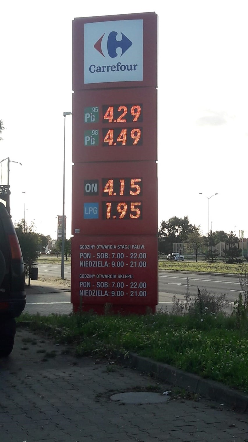 Ceny paliw z czwartku w Szczecinie.