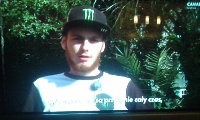 Darcy Ward podczas wypowiedzi dla stacji Canal Plus