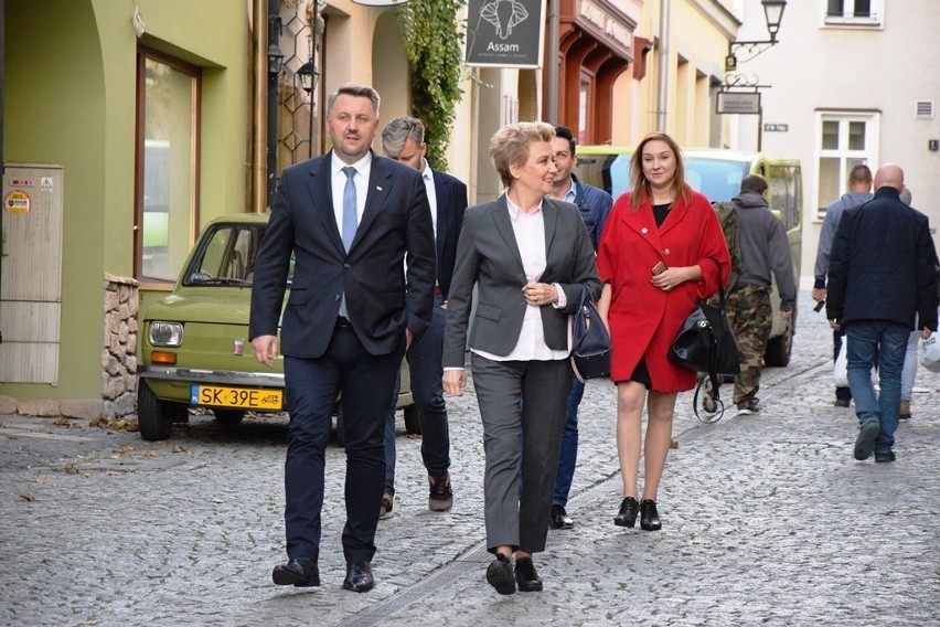 Hanna Zdanowska, prezydent Łodzi, przyjechała do...