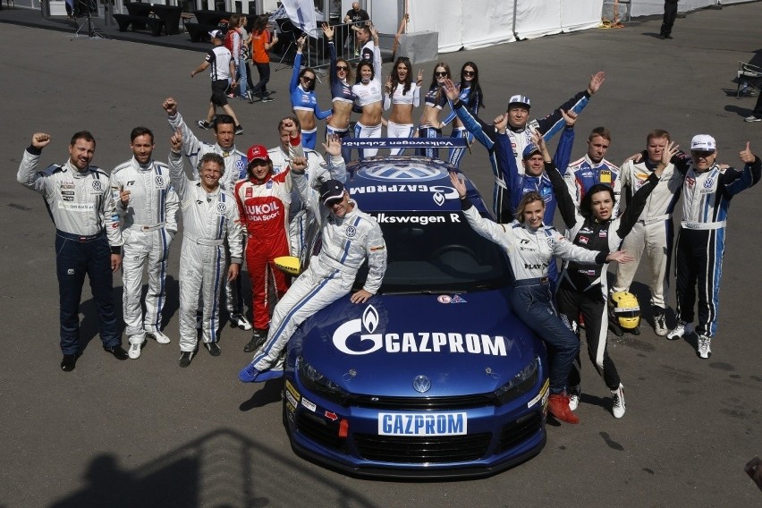 Volkswagen Scirocco R-Cup Showrace Moskwa 2014 / Fot....