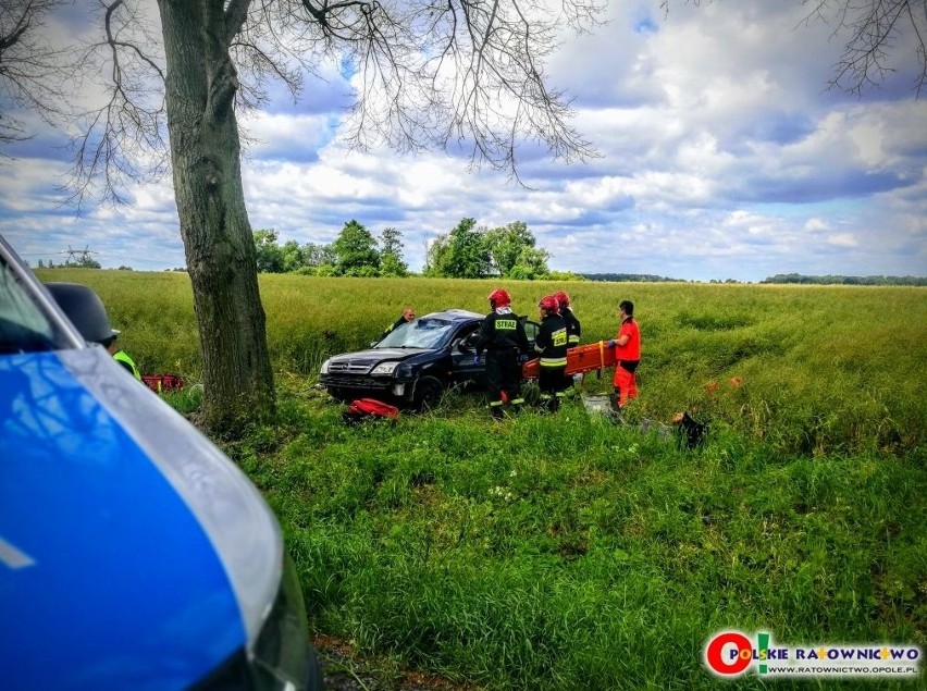 Wypadek między Sarnowem a Krzywizną.