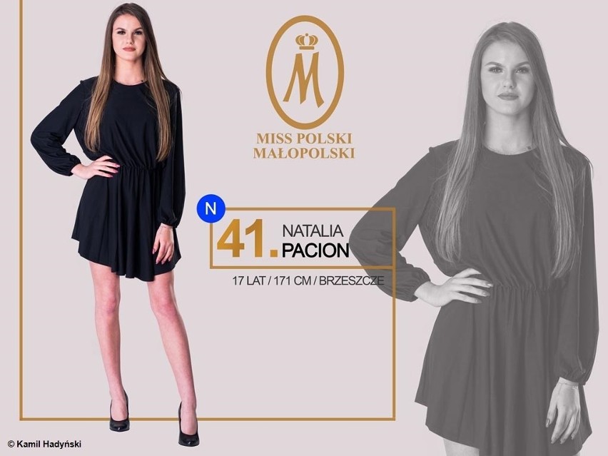 Natalia Pacion z Brzeszcz będzie walczyć o koronę Miss Nastolatek Małopolski 2019