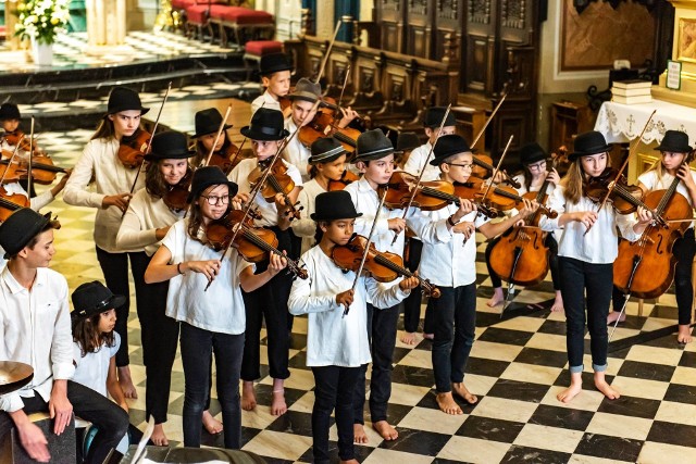 Podczas spotkania koncertowała orkiestra dziecięca ze Szwajcarii