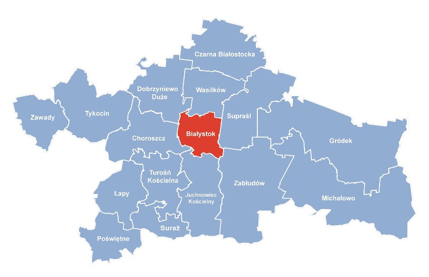 Powiat białostocki (gminy)...