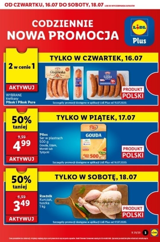 Lidl - promocje. Zobacz najnowszą gazetkę Lidla i sprawdź, co możesz kupić taniej [16.07-18.07.2020]