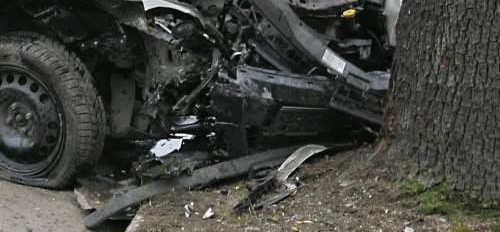 W koło Łowicza Wałeckiego zginął pasażer bmw.