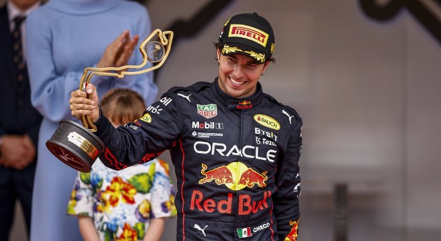 Sergio Perez, zwycięzca GP Monako z 2022 roku.