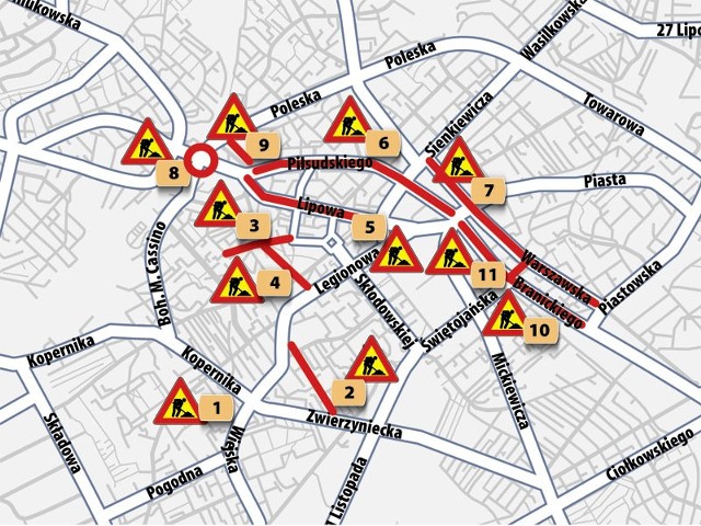 Tutaj w w centrum spotkamy już niedługo drogowców