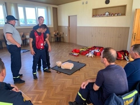 Strażacy z Ukrainy na Opolszczyźnie. Uczą się, jak założyć Ochotniczą Straż Pożarną