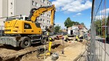 Utrudnienia w ruchu na ulicach Batorego i Dąbrowskiego w Zielonej Górze. Co się tam dzieje? Do kiedy potrwa ta inwestycja? 