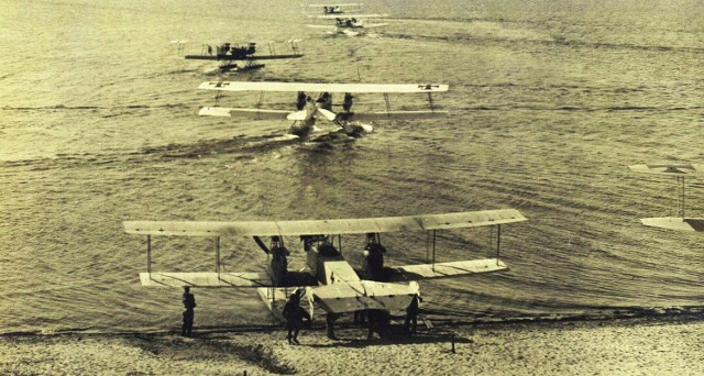 Zatoka Gdańska była akwenem, na którym Niemcy intensywnie rozwijali lotnictwo morskie.