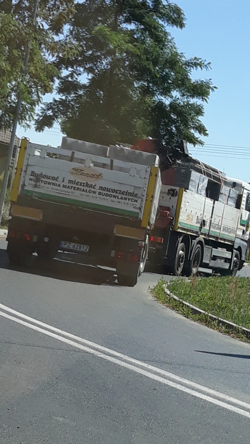 Poznań: Kierowca ciężarówki ignoruje zakaz wjazdu na Głuszynie 