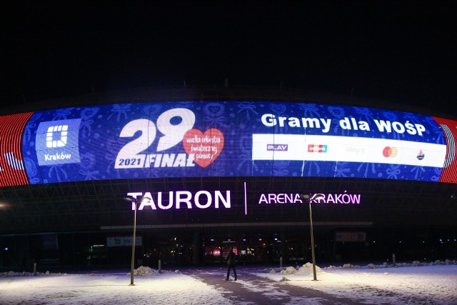 Tauron Arena w trakcie Światełka do Nieba