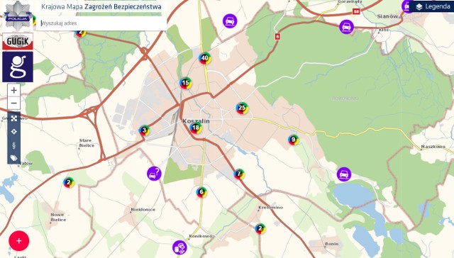 Mapa to platforma wymiany informacji, dzięki której mieszkańcy, w trosce o wspólne bezpieczeństwo, dzielą się z policją informacjami o potencjalnych zagrożeniach. Pamiętajmy jednak, że w przypadku pilnych spraw takich.