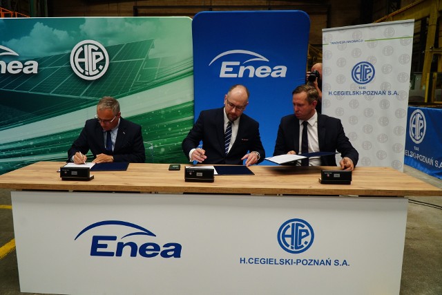 H.Cegielski - Poznań S.A. i Grupa Enea będą współpracować w zakresie pozyskiwania odnawialnych źródeł energii.