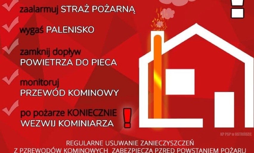 Sezon grzewczy w pełni. Jak uniknąć pożarów sadzy? Radzi strażak