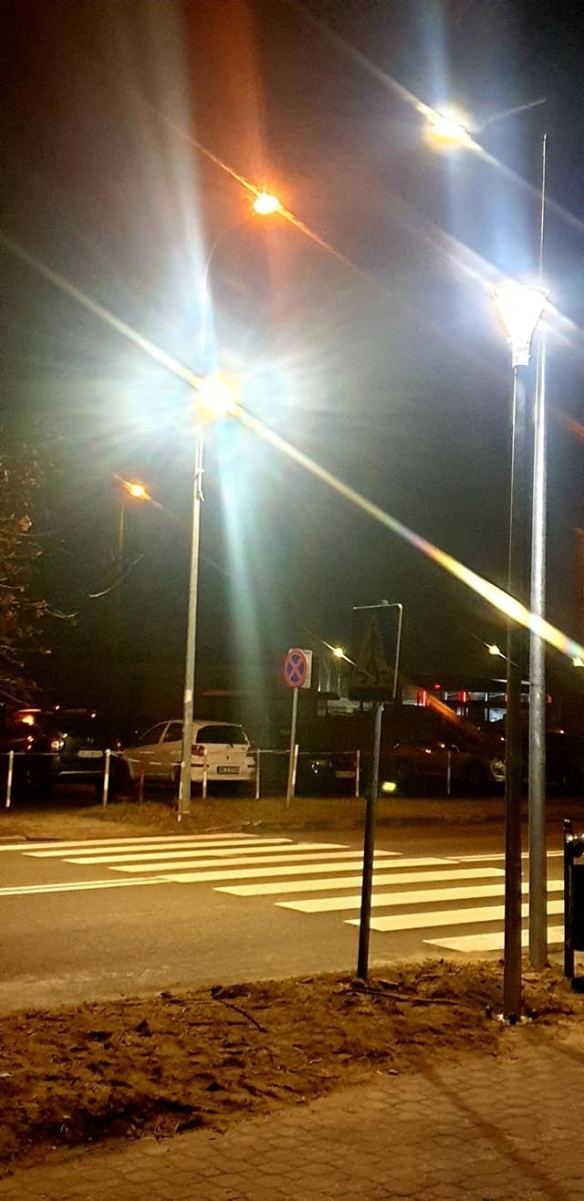 Tak wygląda oświetlenie wzdłuż ulicy Żeromskiego w...