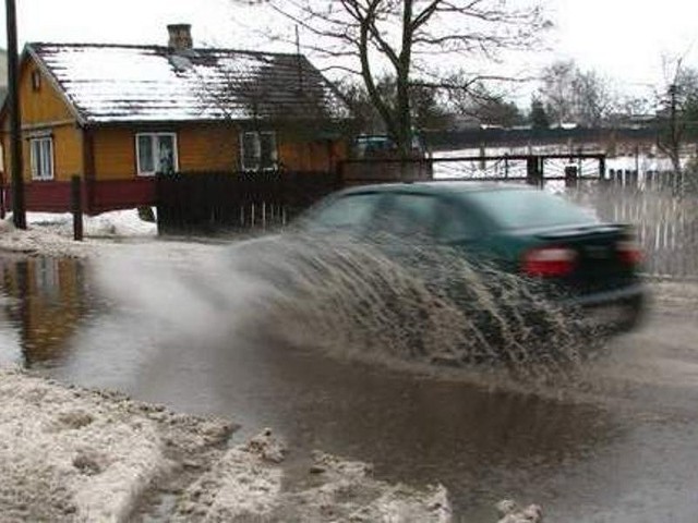 Tak wygląda Podstoczysko po opadach deszczu