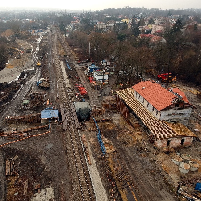 Trwa modernizacja stacji Kraków Swoszowice