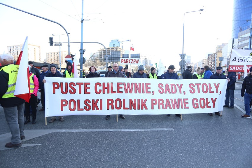 Protest rolników w Warszawie, 3 kwietnia 2019 r.