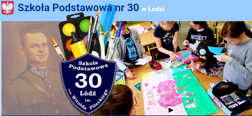 8.	Szkoła Podstawowa nr 30 im. rtm. Witolda Pileckiego Łódź...