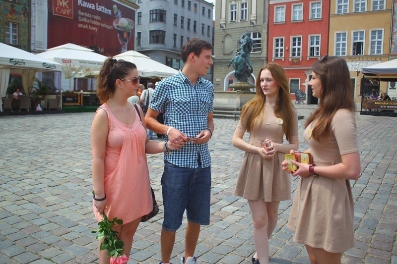 Drzewo Miłości na Starym Rynku w Poznaniu.