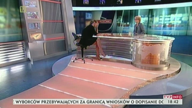 Hanna Lis aż złapała się za głowę, gdy spostrzegła swą pomyłkę