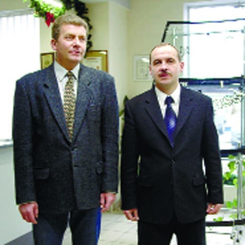 łut szczęścia i zdrowy rozsądek - to sposób na biznes - mówią Andrzej Woźniakowski (z lewej) i Janusz Jankowiak.