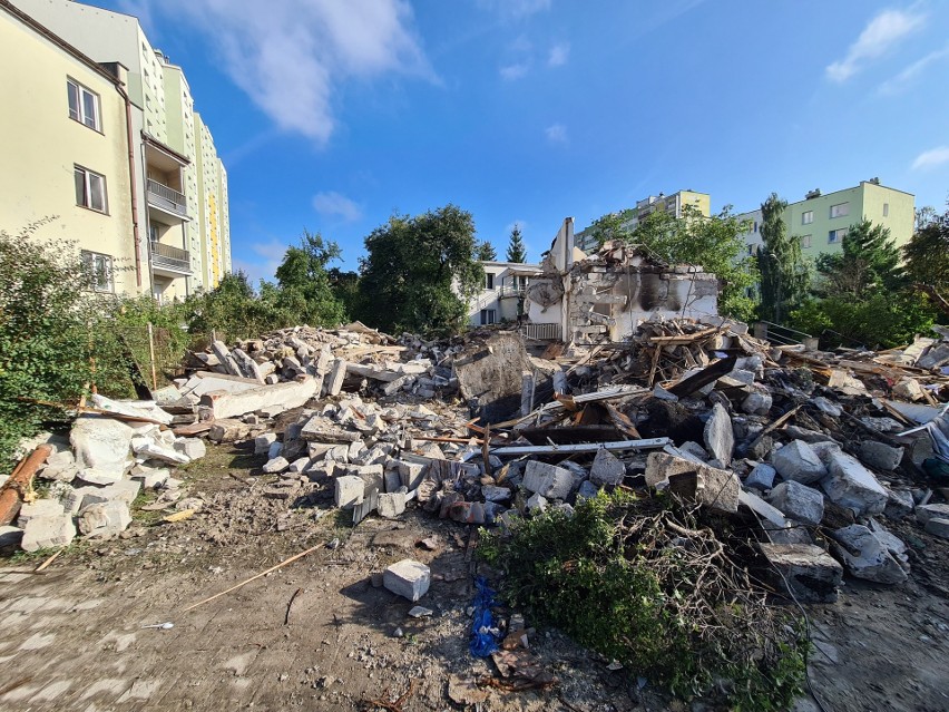 Tak wyglądały pozostałości domu przy Wybickiego 12 w Toruniu...