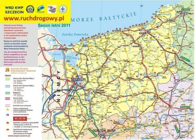 Droga nad morze: Jak najlepiej dojechać nad Bałtyk [mapa]
