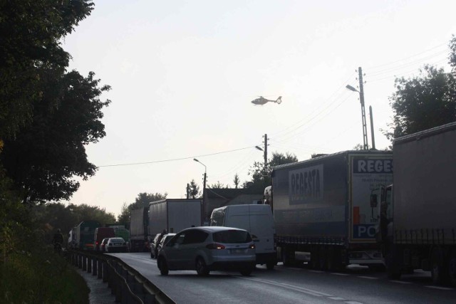 Śmiertelny wypadek w Zawierciu na DK 78