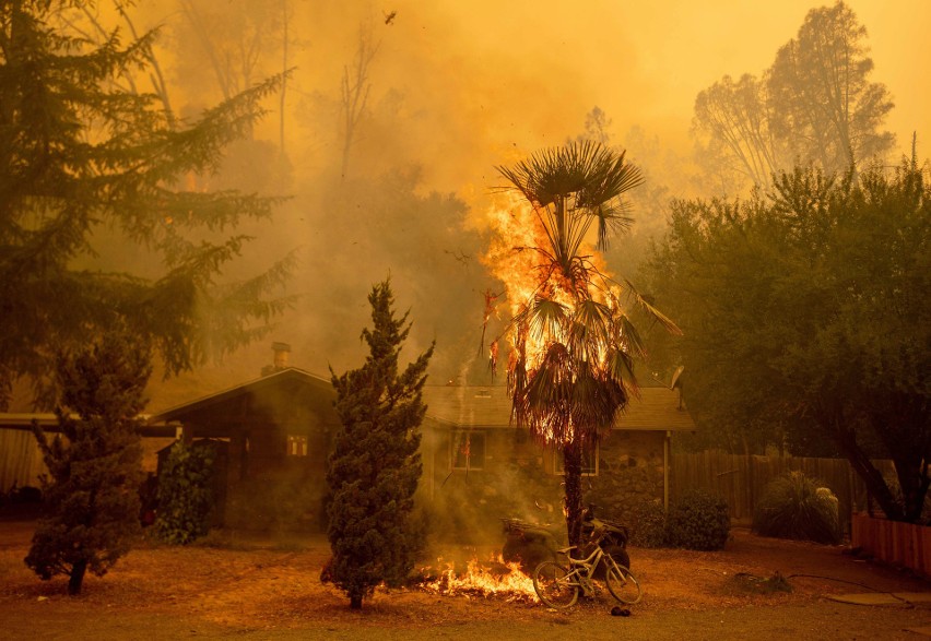 USA: Pożary znów zaatakowały Kalifornię. Trwa ewakuacja tysięcy ludzi, San Francisco spowił dym