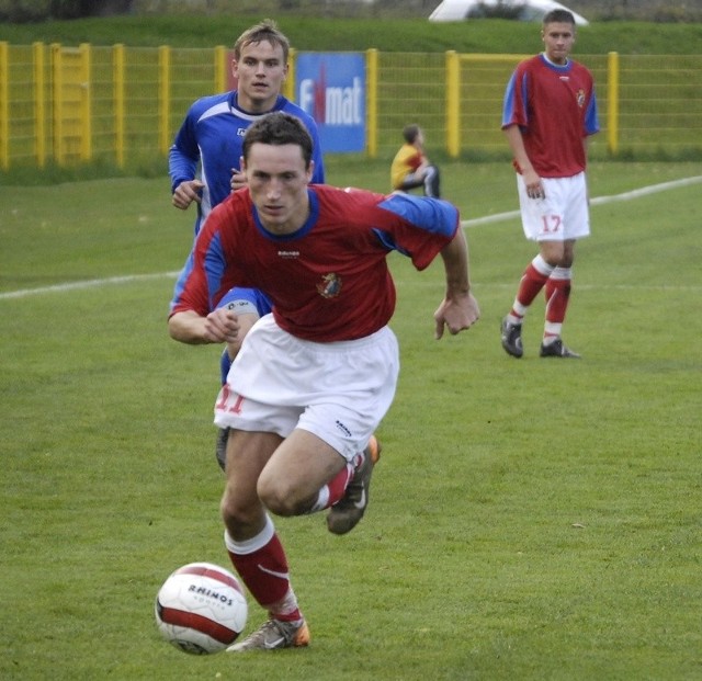 Szymon Gibczyński zagra dzisiaj po raz ostatni w barwach Gryfa na stadionie przy ul. Zielonej. 