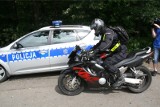Lubień Kujawski. Motocyklista bez uprawnień uciekał przed policyjną kontrolą