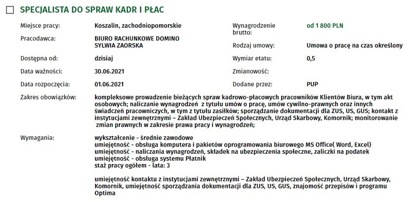 Szukasz pracy w Koszalinie i regionie? Sprawdź, jakie oferty...