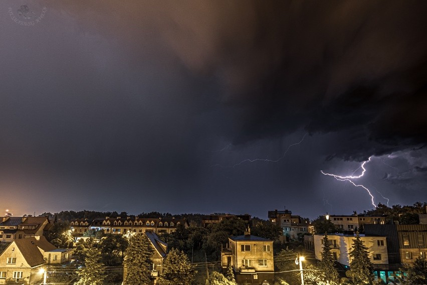 Burza nad Trójmiastem 10/11 czerwca 2019.