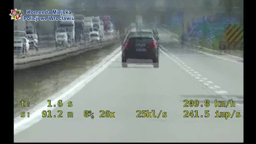 Koreańczyk w BMW szalał na A4. O 101 km/h przekroczył prędkość