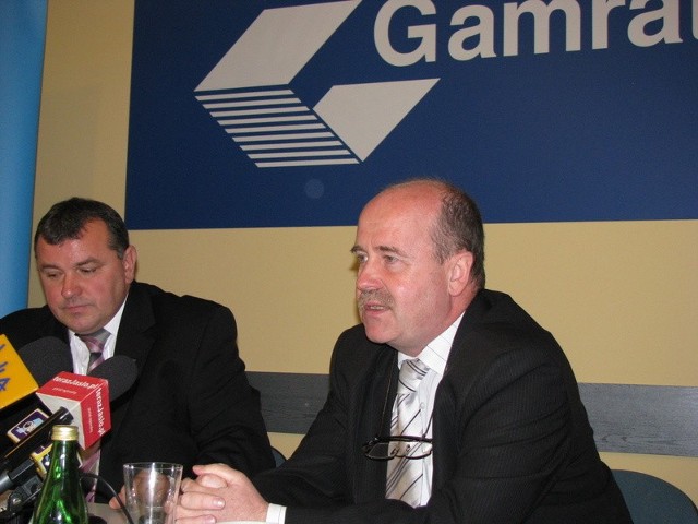 Od lewej: Andrzej Czajka, prezes ZTS Gamrat i Janusz Rak, dyrektor handlowy spółki
