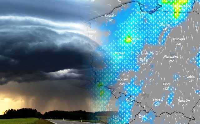 Załamanie pogody w Polsce. W piątek, 24 sierpnia, do kraju wkroczą burze i deszcz. Temperatura znacznie się obniży [prognoza pogody na koniec wakacji 2018]