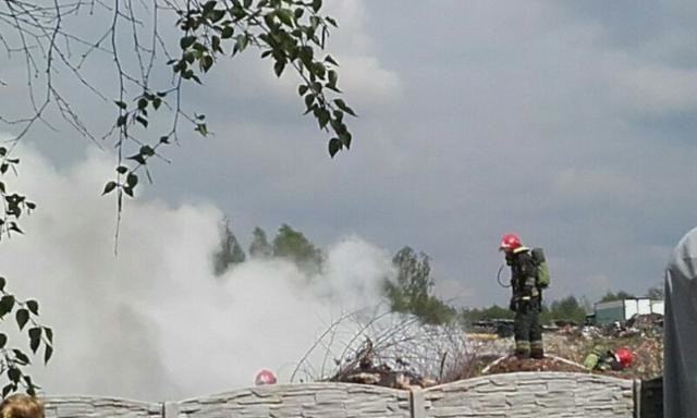 Pożar w Siemianowicach Śląskich