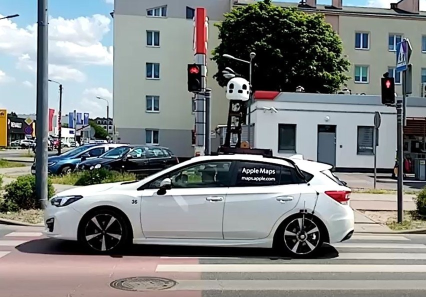 Samochód Apple Maps przyłapany na ulach Bydgoszczy. On robił...