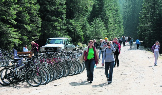 Jednym z miejsc, gdzie można pojeździć na rowerze w Tatrach, jest Dolina Chochołowska