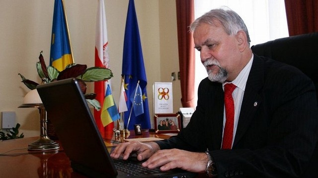 Na zdjęciu Jan Dziubiński, prezydent Tarnobrzega.