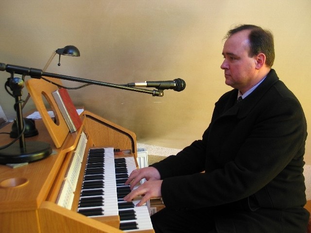 Bogusław Słabicki, wójt gminy Orły, organista w parafii Orły &#8211; Zadąbrowie.