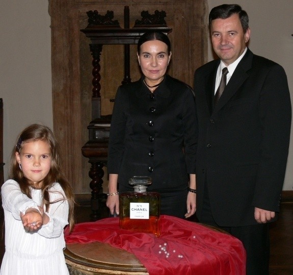 Barbara i Kazimierz Słapkowie z córką Bernadettą zaprosili kielczan na muzyczny wieczór do pałacu.