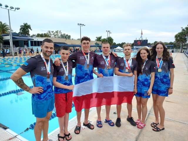 Pływacy z UKS Tri-Sea Mewa Władysławowo świetnie zaprezentowali się na zawodach w USA!